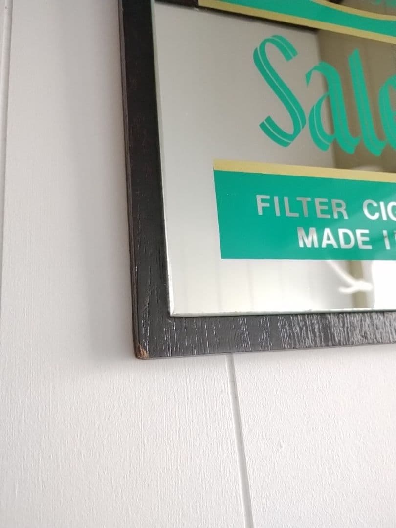 ヴィンテージ　パブミラー　鏡　アート　インテリア　ダンヒル　セーラム　昭和レトロ