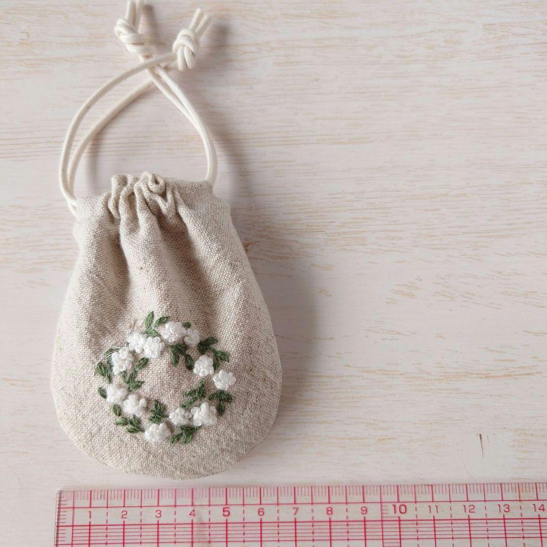 ちっちゃな巾着サシェ/詰替タイプ【ホワイトリース】