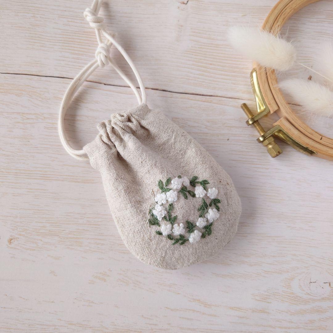 ちっちゃな巾着サシェ/詰替タイプ【ホワイトリース】