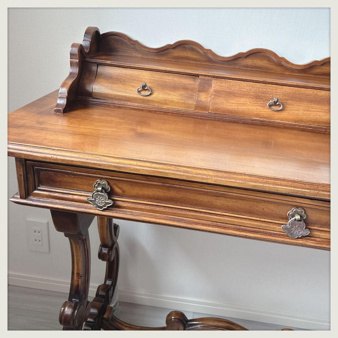 スペインヴィンテージ　バロッサバレンティ　ライティングデスク　背面も綺麗！