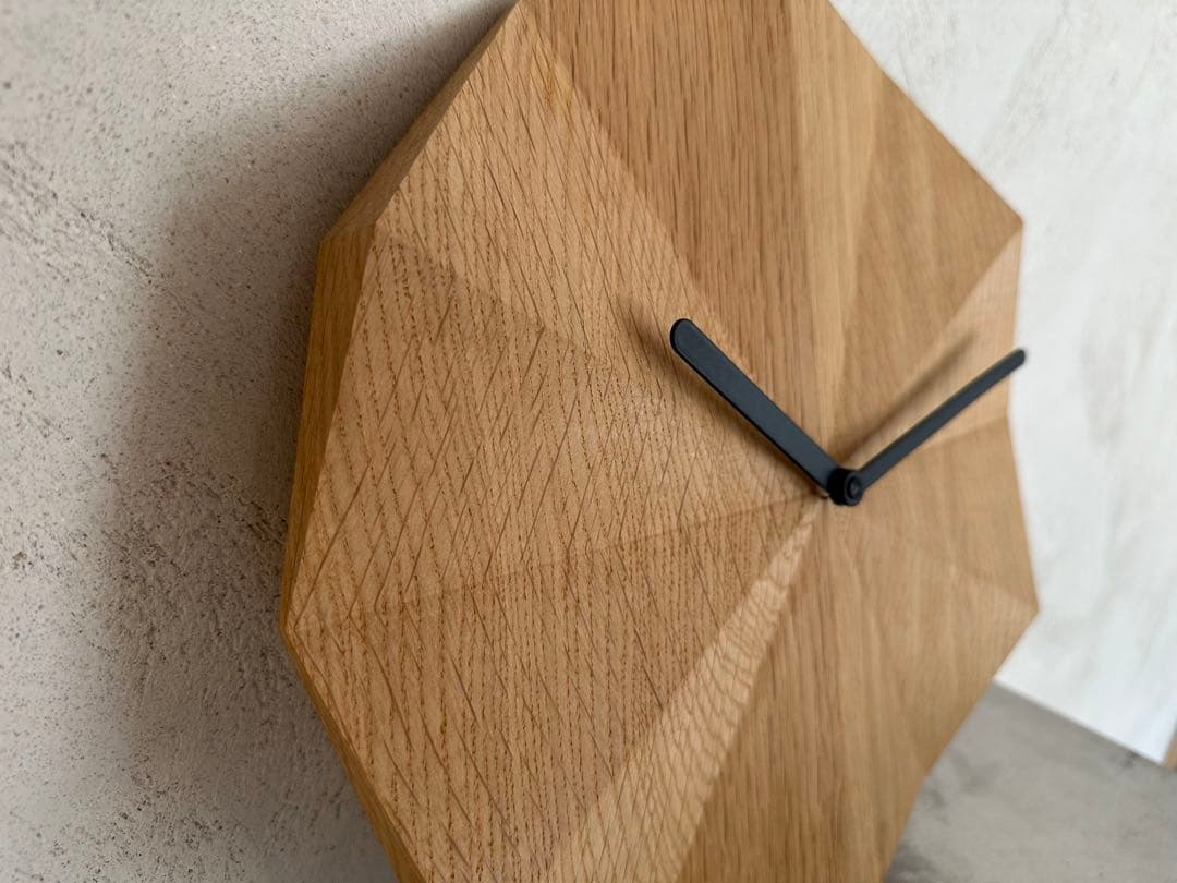 DELTA CLOCK デルタクロック オーク 黒針 LAWA DESIGN