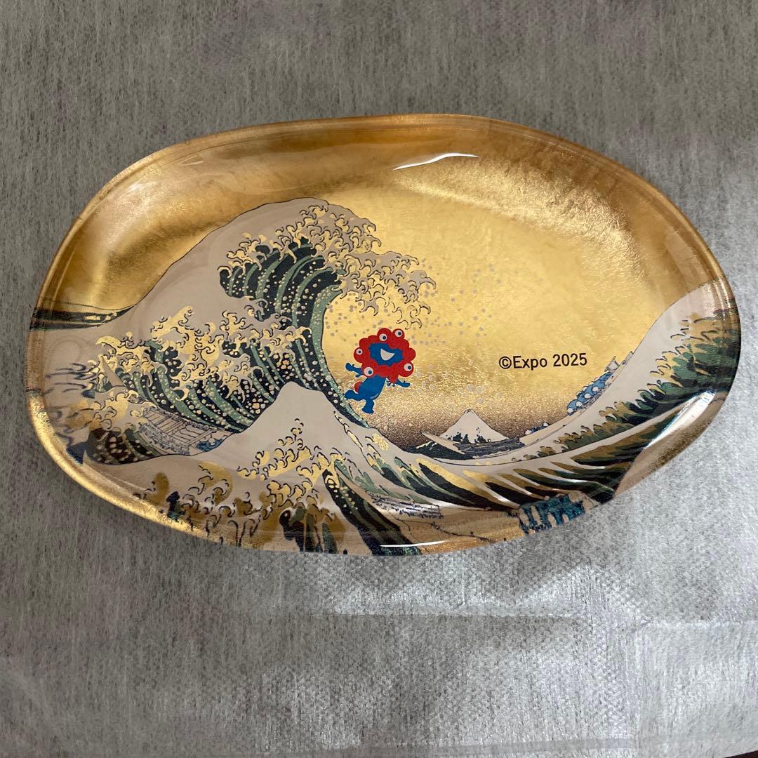 大阪万博ミャクミャク 金沢箔工芸品 ガラストレー - メルカリ