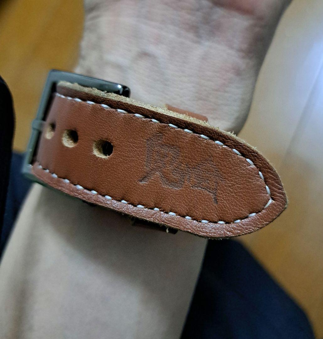 レザーブレスレット 鬼会 おにだまり 和柄