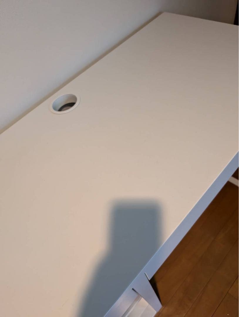 【送料込】IKEA ミッケ ホワイト パソコンデスク 収納棚シェルフ 学習机