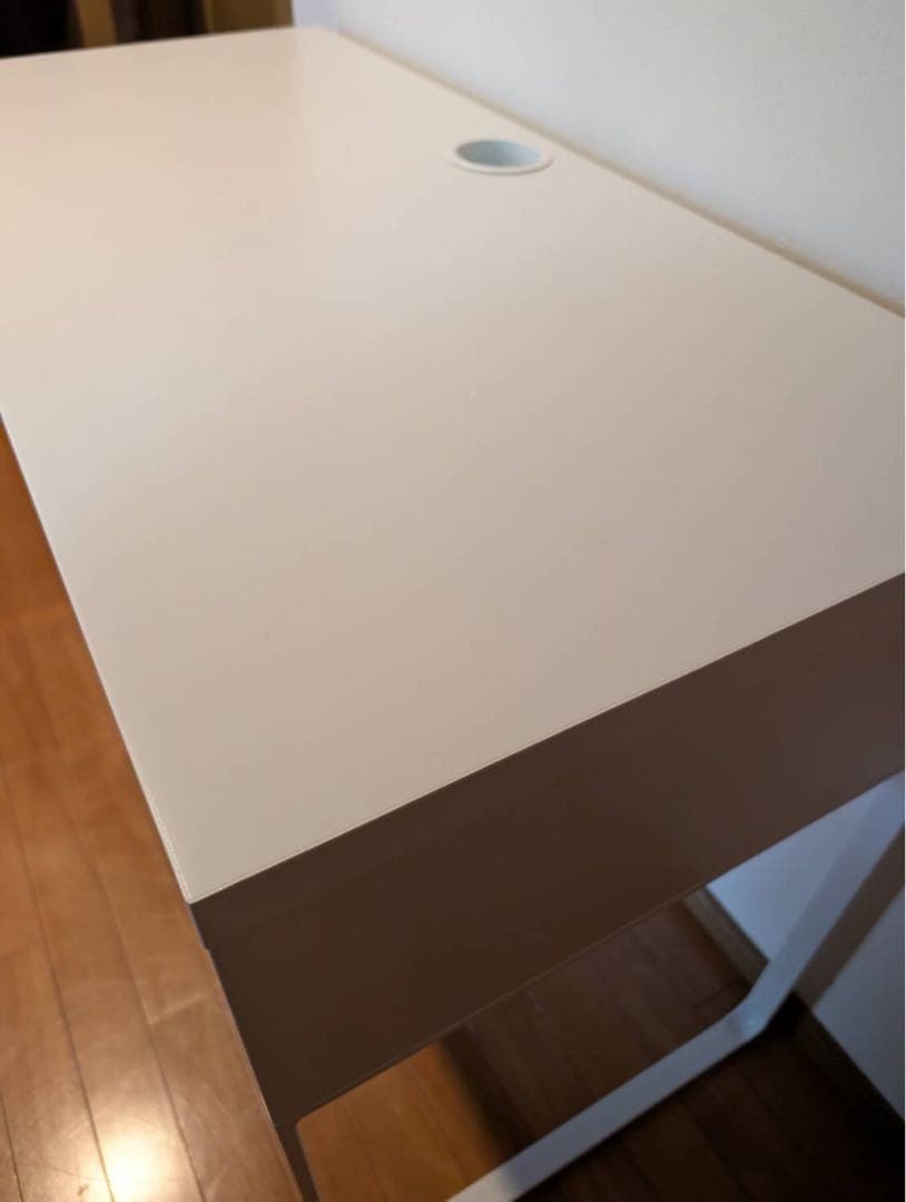 【送料込】IKEA ミッケ ホワイト パソコンデスク 収納棚シェルフ 学習机
