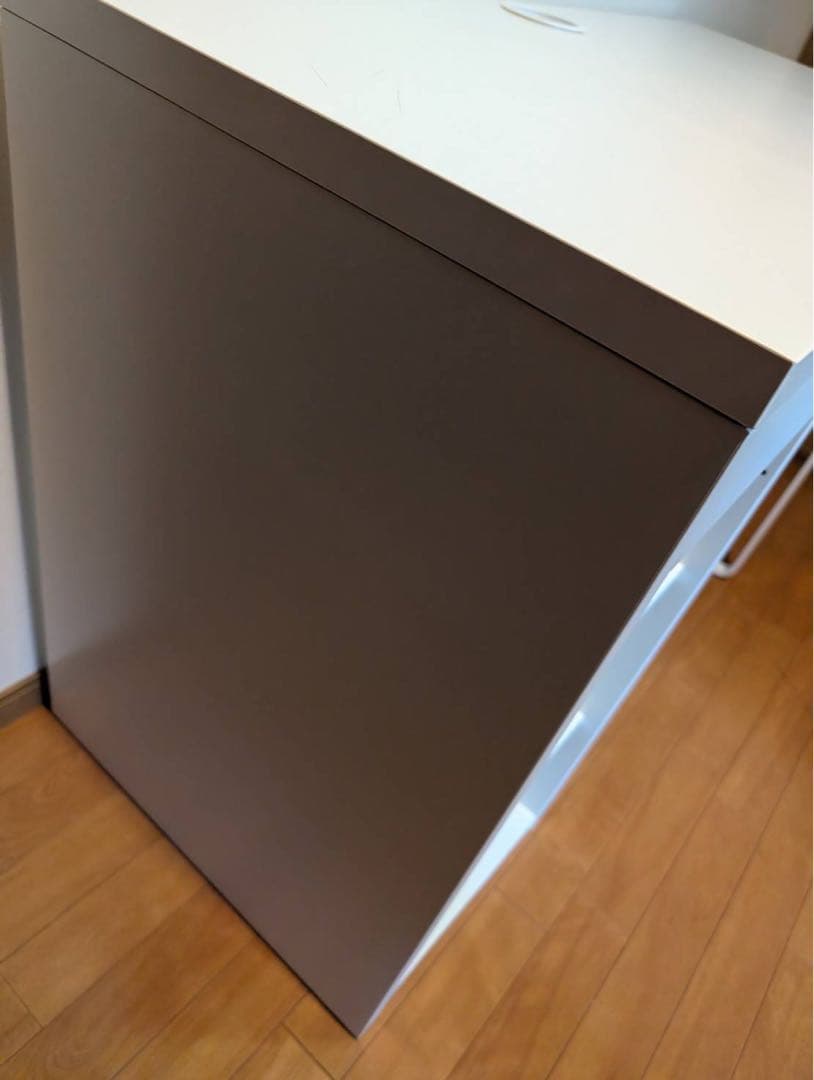 【送料込】IKEA ミッケ ホワイト パソコンデスク 収納棚シェルフ 学習机