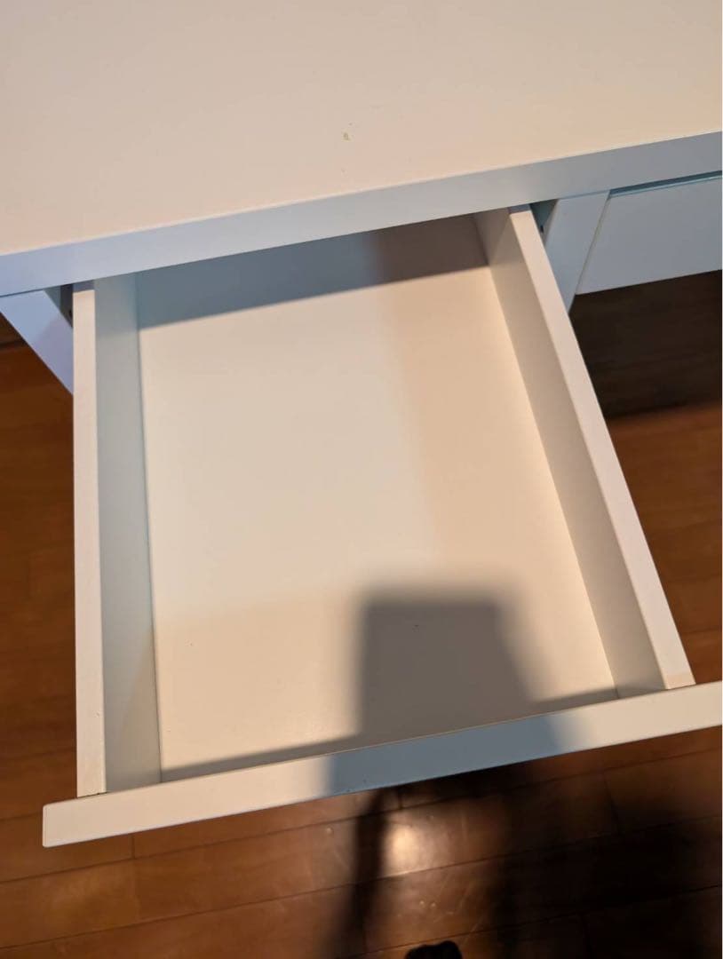 【送料込】IKEA ミッケ ホワイト パソコンデスク 収納棚シェルフ 学習机