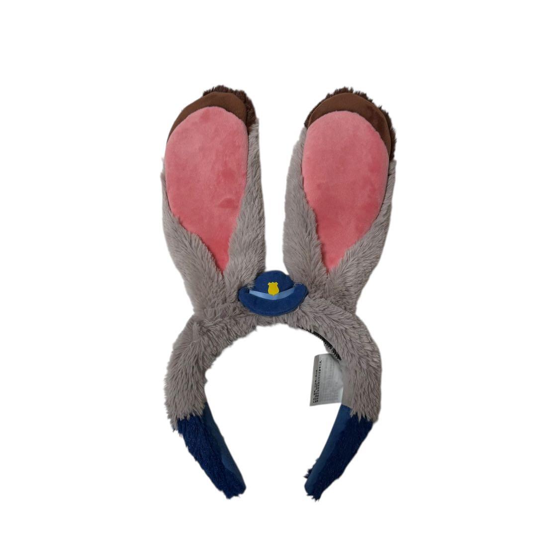 美品】上海ディズニー ズートピア ニック＆ジュディ カチューシャ 2点