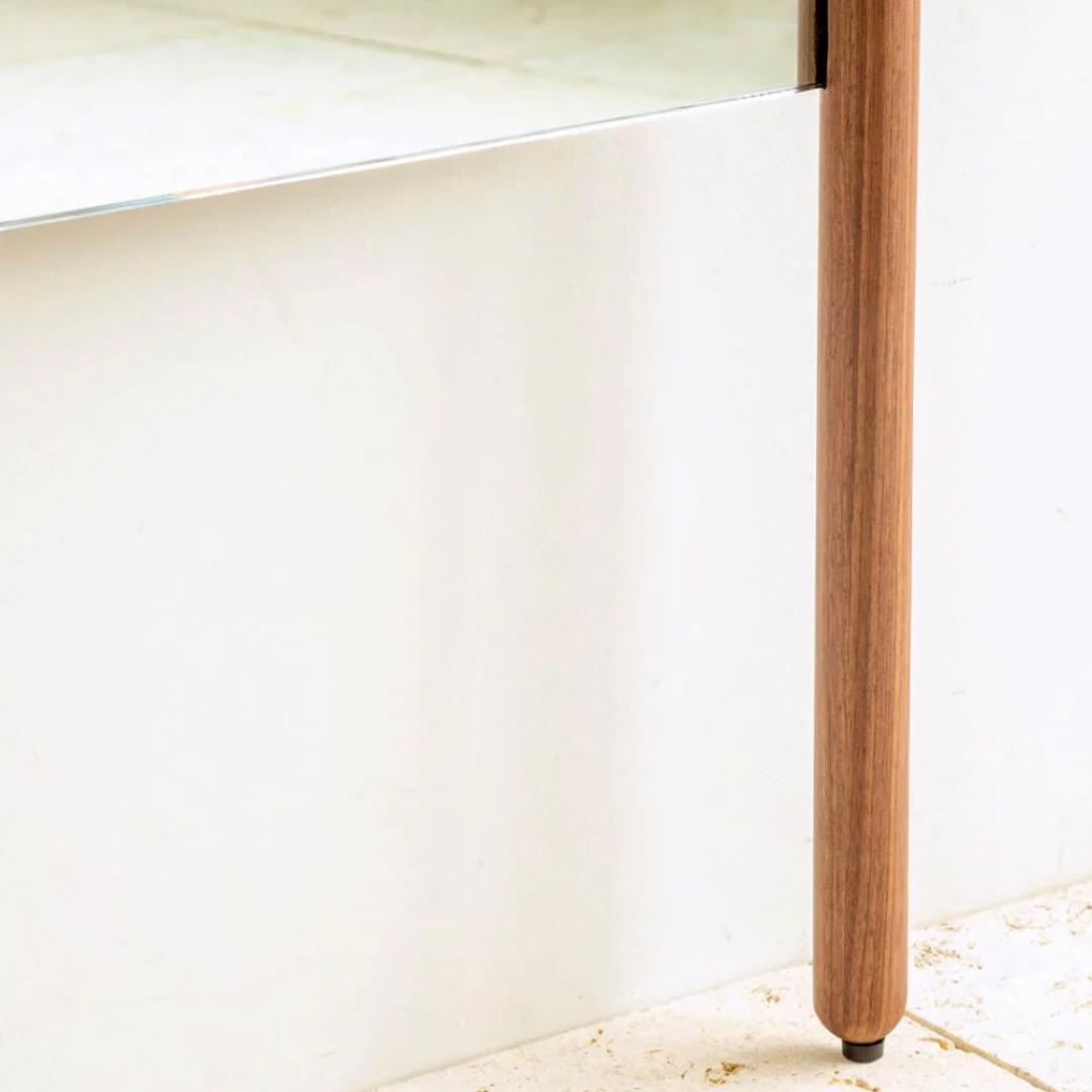 関家具 スタンドミラー 姿見 鏡 ウォールナット 格安