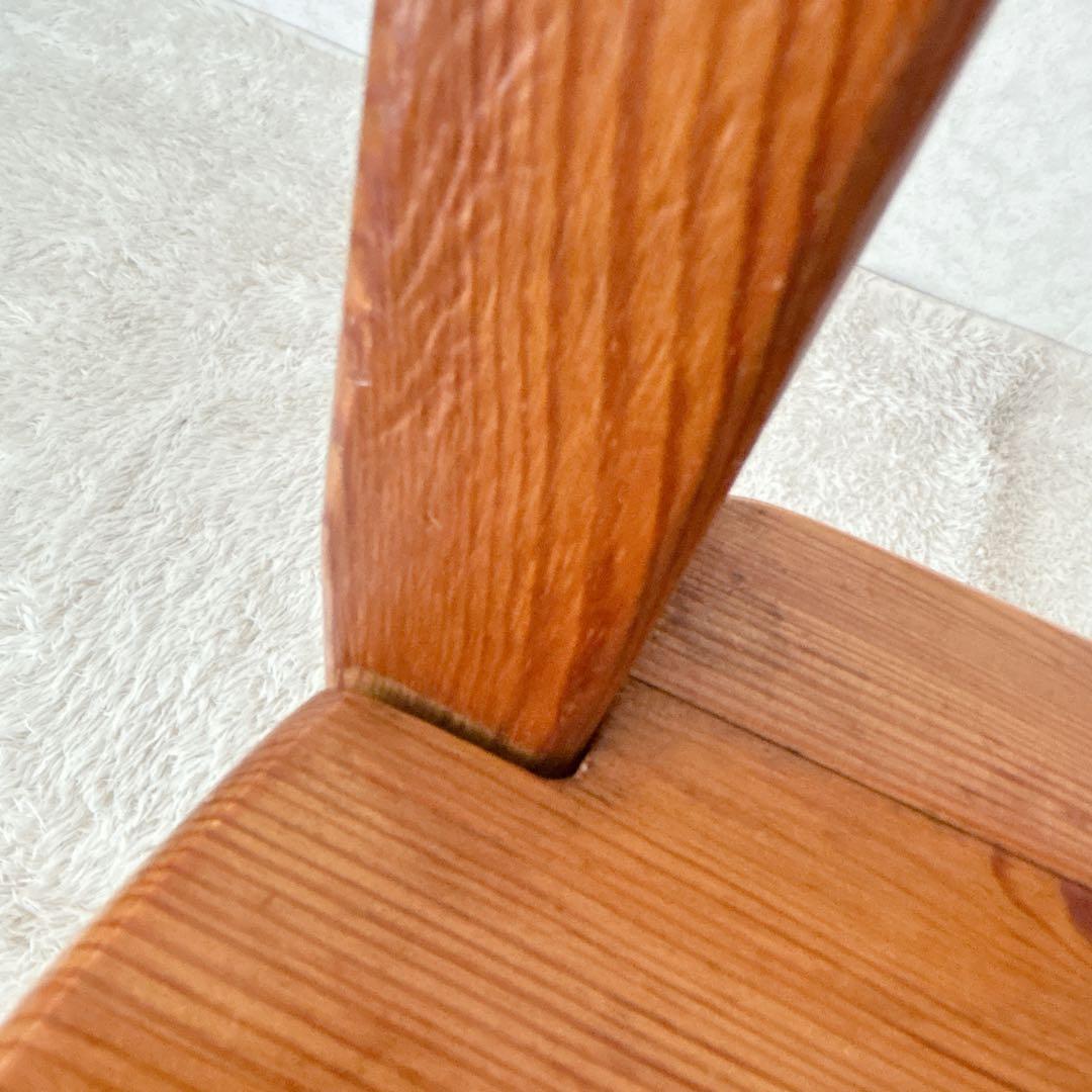 難有り】カントリー パイン材　天然木　椅子　ダイニングチェア