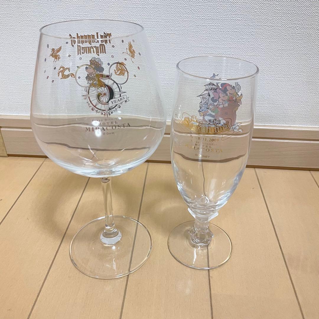 ディズニーシーミラコスタ グラス2点 - メルカリ