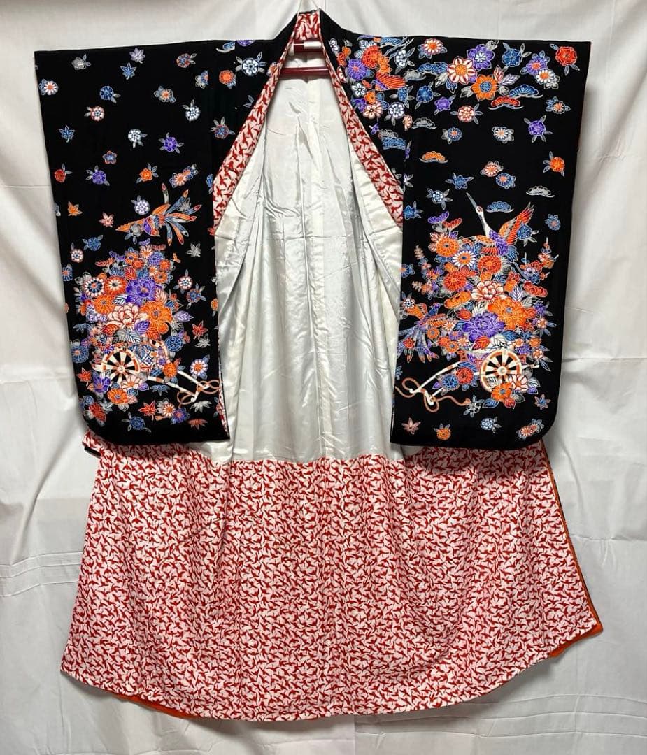 マ*ヨ様 2-上　七五三　舞台衣装　ポリエステル　洗える着物　女の子　着物　7歳