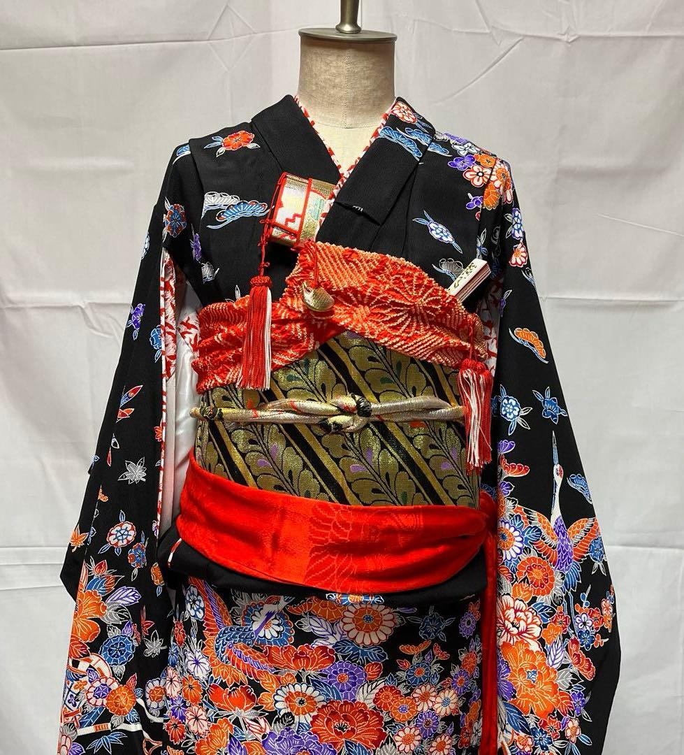 マ*ヨ様 2-上　七五三　舞台衣装　ポリエステル　洗える着物　女の子　着物　7歳