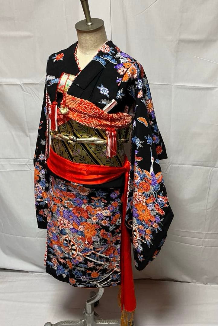 マ*ヨ様 2-上　七五三　舞台衣装　ポリエステル　洗える着物　女の子　着物　7歳