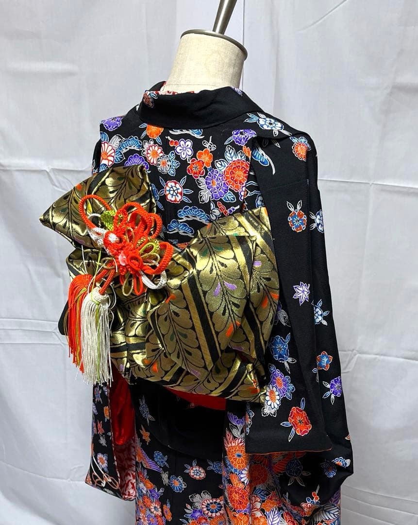 マ*ヨ様 2-上　七五三　舞台衣装　ポリエステル　洗える着物　女の子　着物　7歳