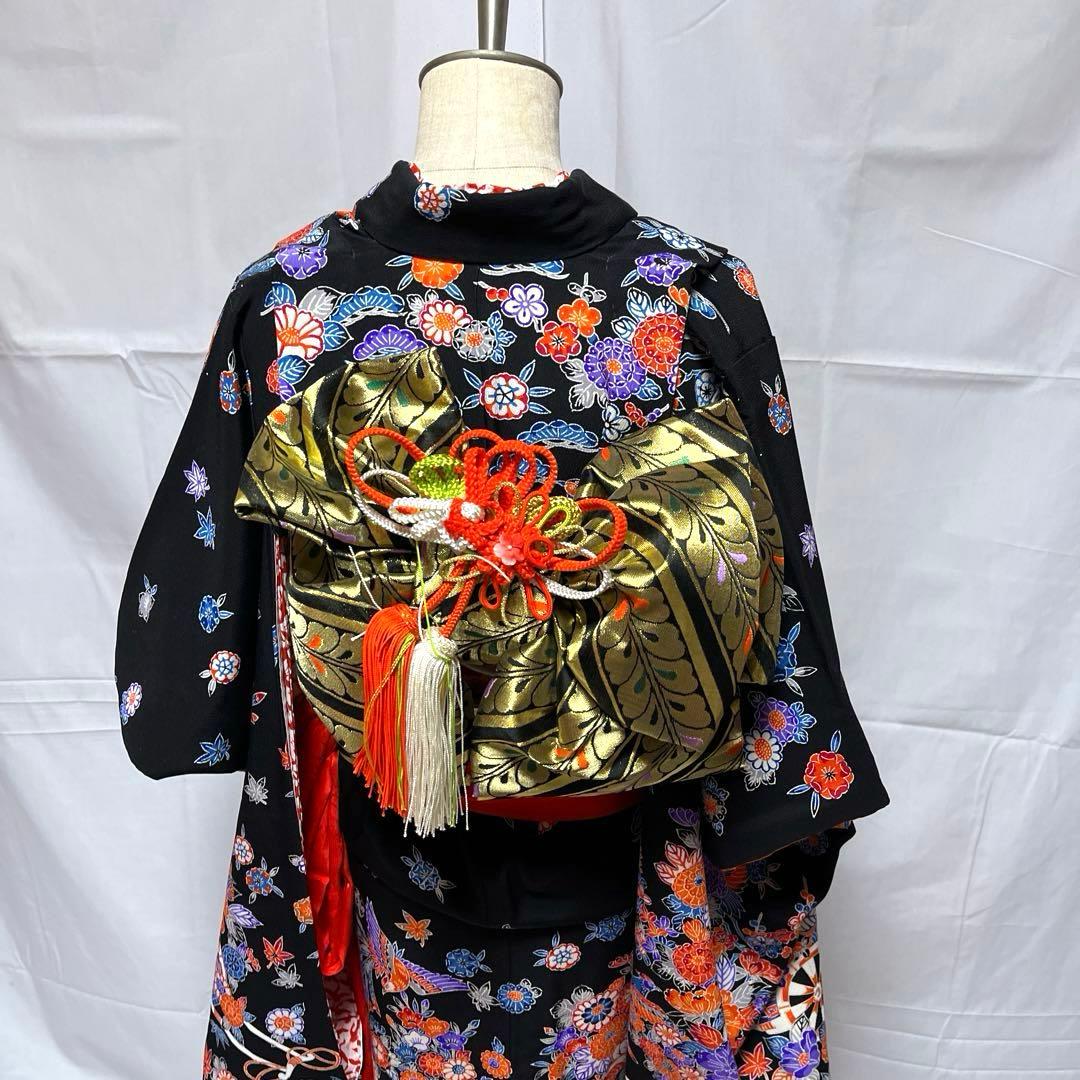 マ*ヨ様 2-上　七五三　舞台衣装　ポリエステル　洗える着物　女の子　着物　7歳