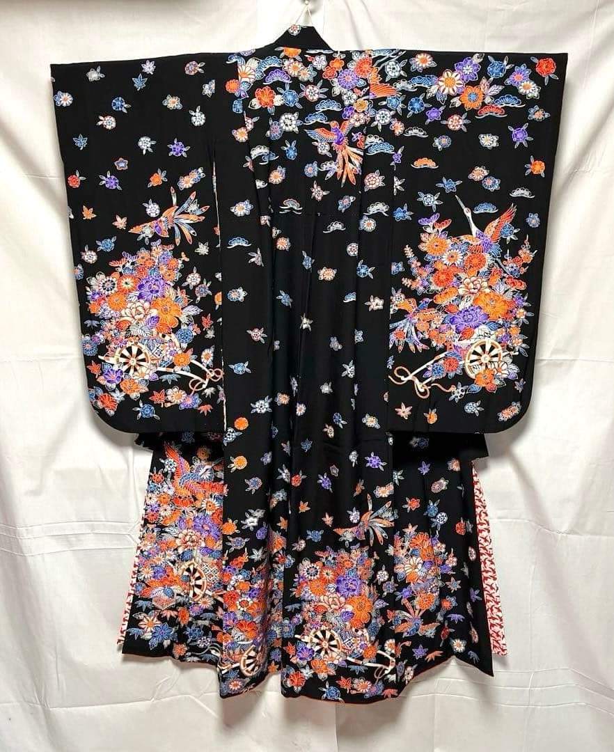 マ*ヨ様 2-上　七五三　舞台衣装　ポリエステル　洗える着物　女の子　着物　7歳