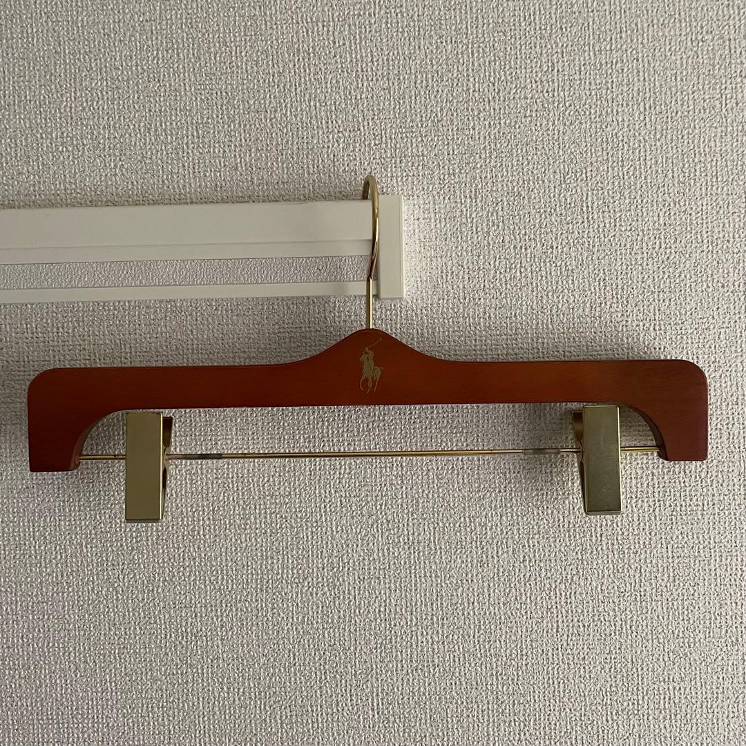 非売品】ラルフローレン 木製ハンガー スーツ ジャケット ボトムス