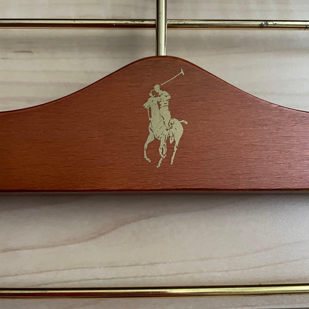 非売品】ラルフローレン 木製ハンガー スーツ ジャケット ボトムス