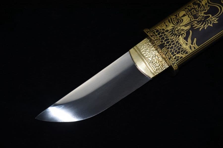 1本 古兵器   武具　刀装具　日本刀　模造刀  短刀 画橋蕭1