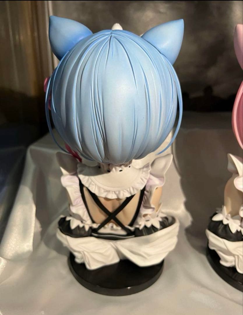 一番くじ リゼロ レム ラム フィギュア 猫耳 ラストワン セット