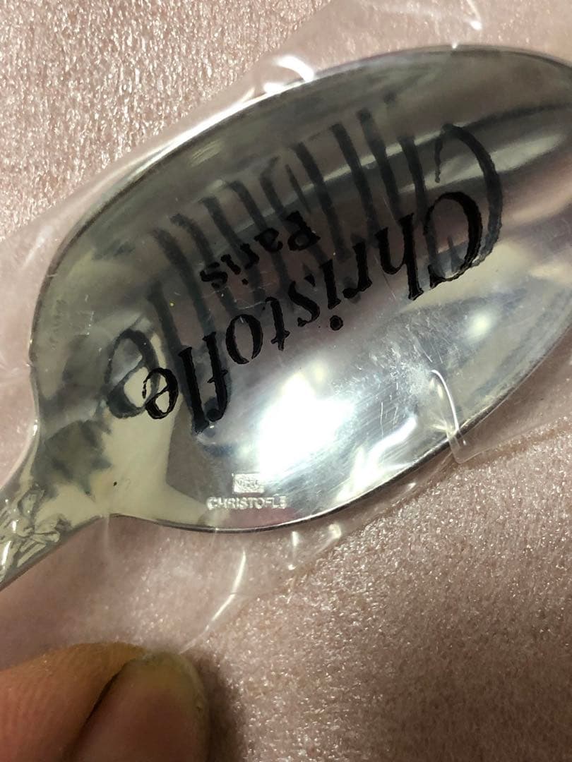 クリストフル Christofle リュバン RUBANS スプーン 5個セット