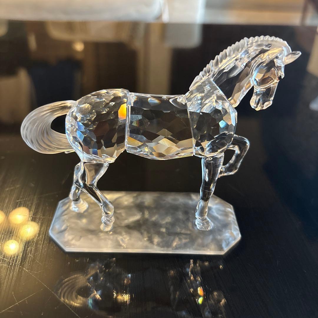 Swarovski オブジェ　馬　箱付き　干支