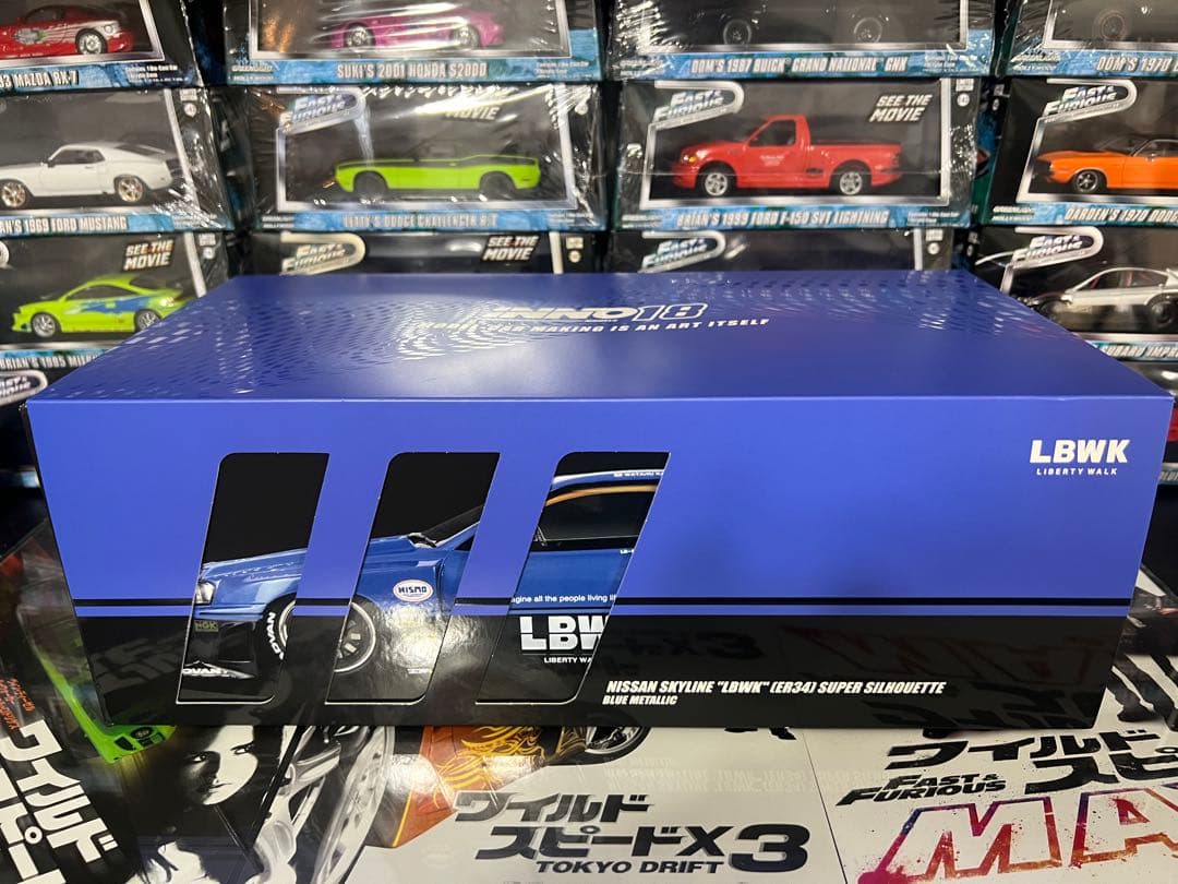 INNO 18 SKYLINE LBWK ER34 BLUE - メルカリ