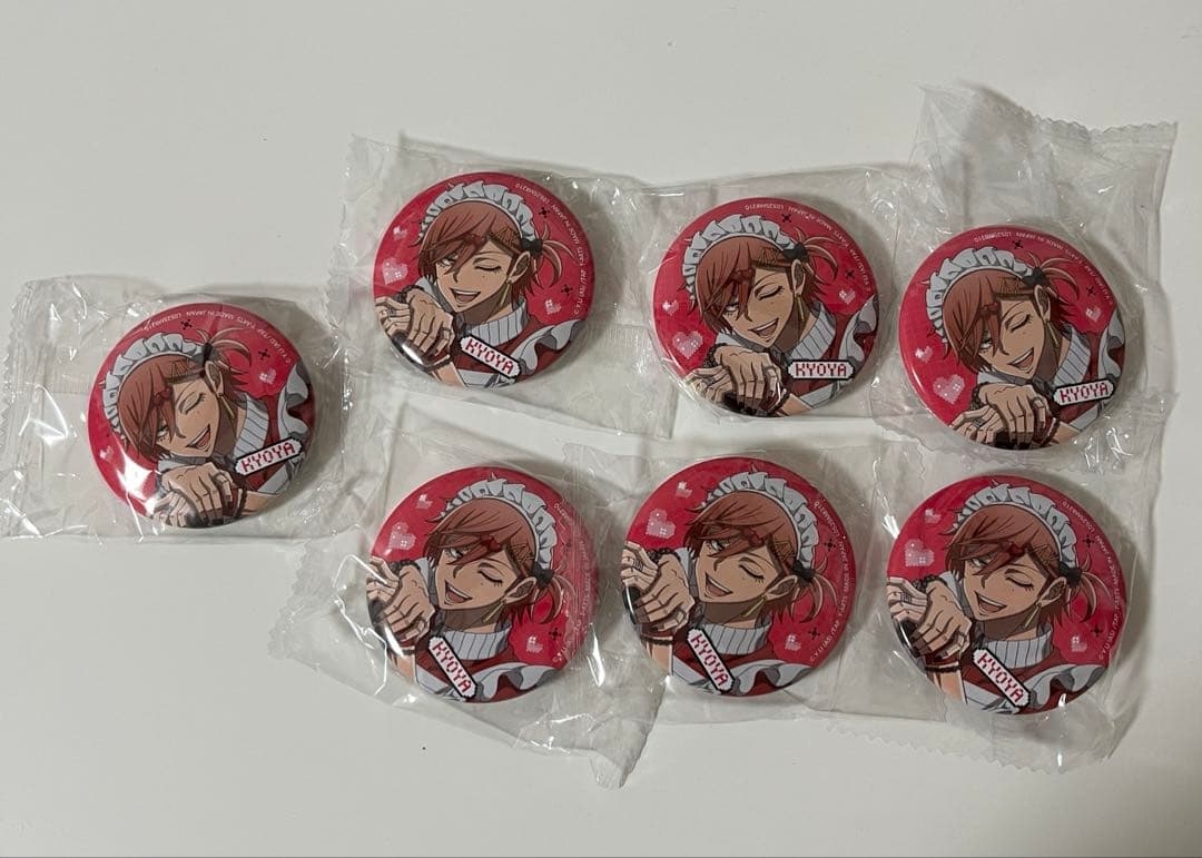 桃源暗鬼 ジャージメイド 缶バッジ 花魁坂京夜 ガチャガチャ - メルカリ