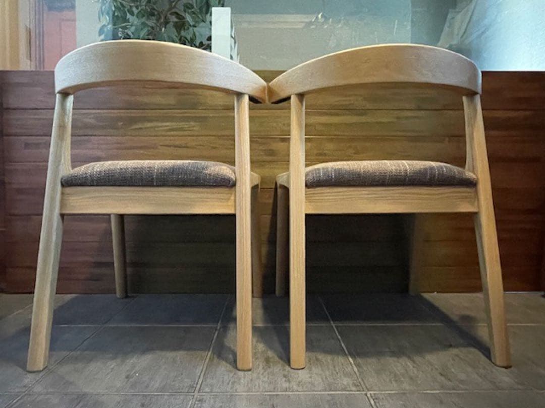 アトム■Henryヘンリー アッシュ無垢材/天然木 ダイニングチェア■B