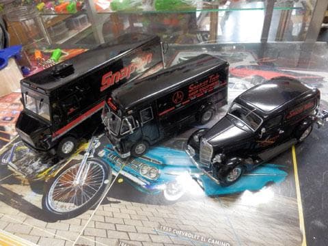 レアカラースナップオンSnap-onツールバンミニカー3台ブラック