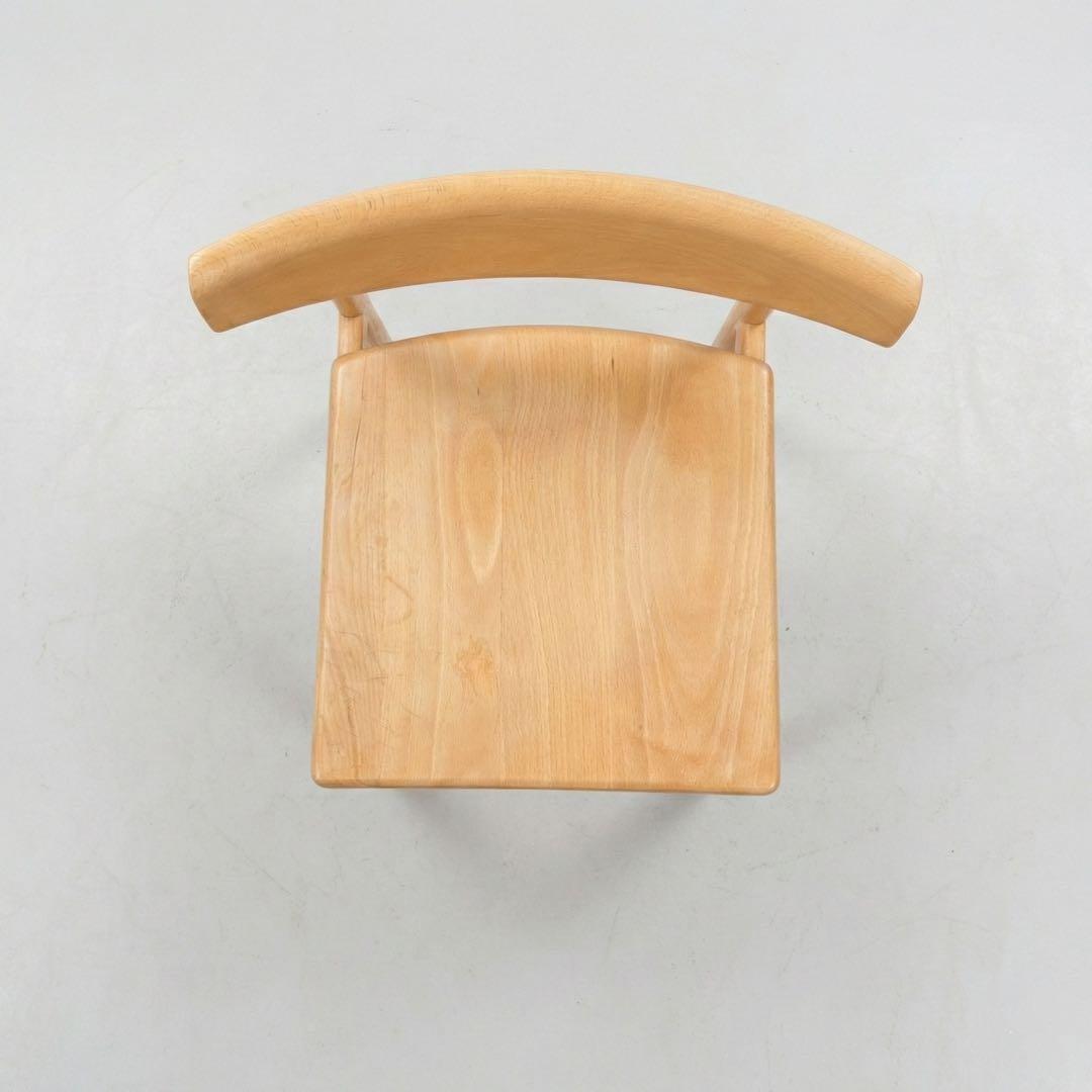 1/2】飛騨産業 キツツキ nae ダイニングチェア 板座 FC201 ビーチ