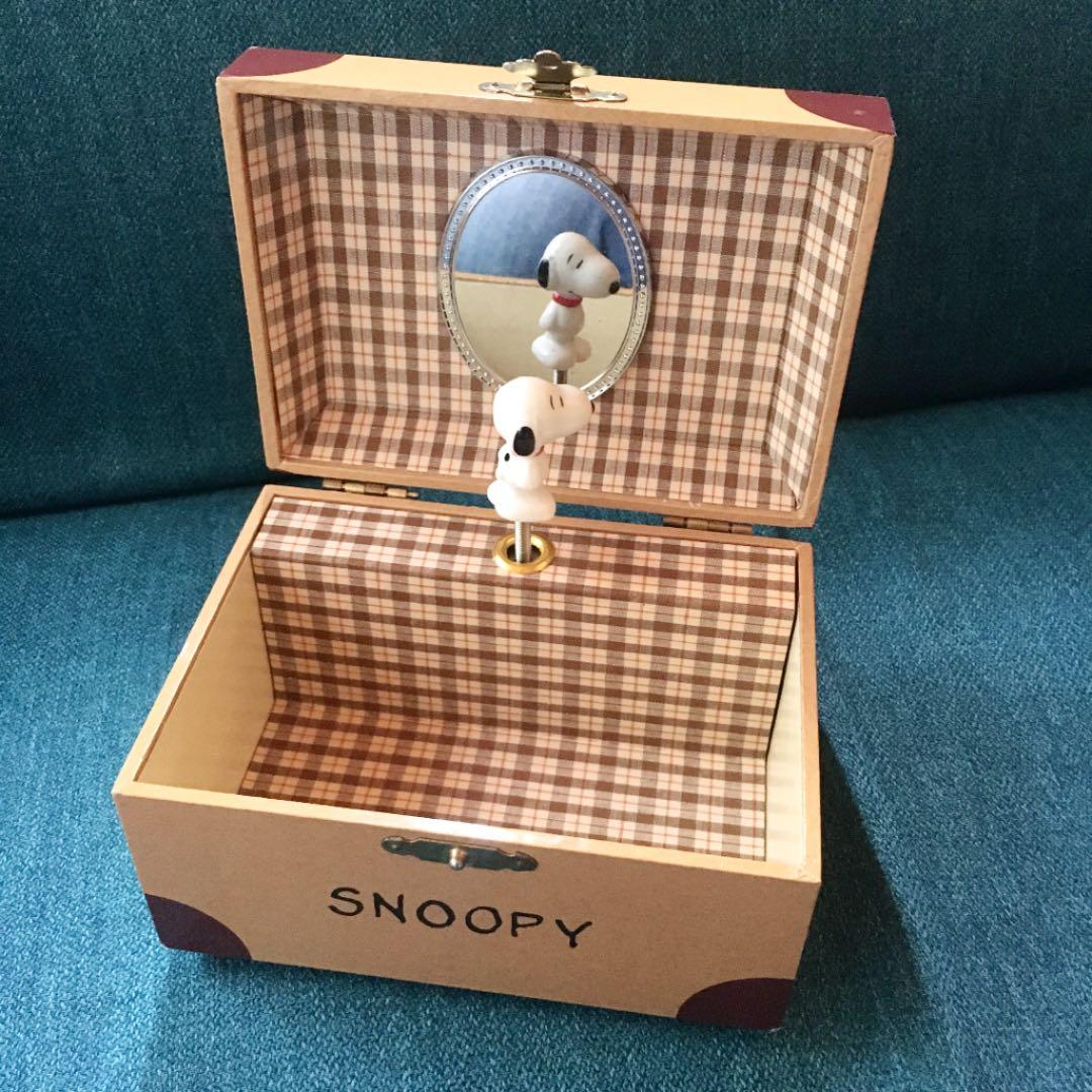 送料込]スヌーピー BOX型オルゴール - メルカリ
