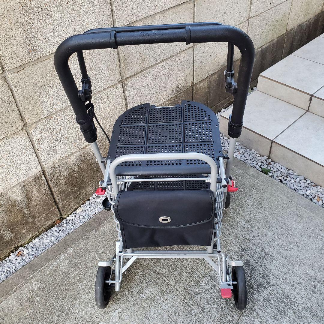 島製作所　シルバーカー　ハーモニーAL　買い物カート　歩行補助 美品