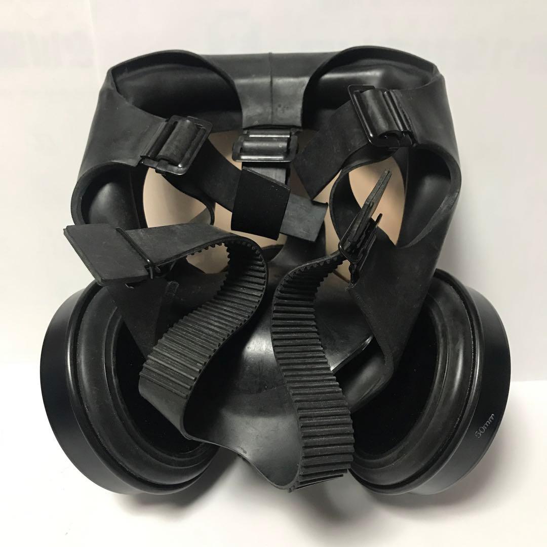 米軍　USNガスマスク&バック&曇り止め用缶計3個セット