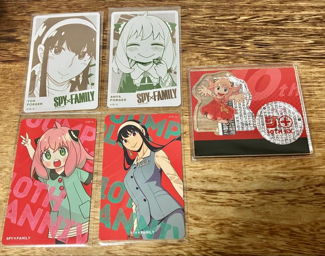 SPY×FAMILY スパイファミリー ジャンプラ展 アクリルスタンド カード