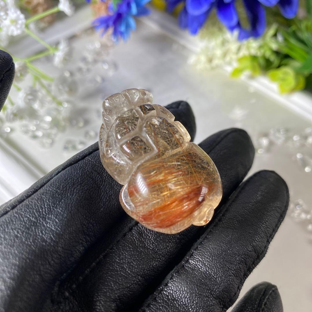 レッドルチルクォーツ 貔貅