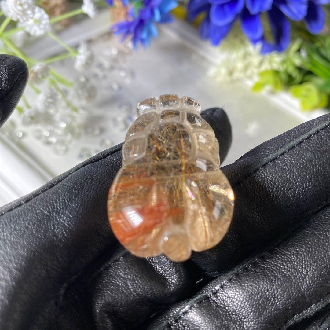 レッドルチルクォーツ 貔貅