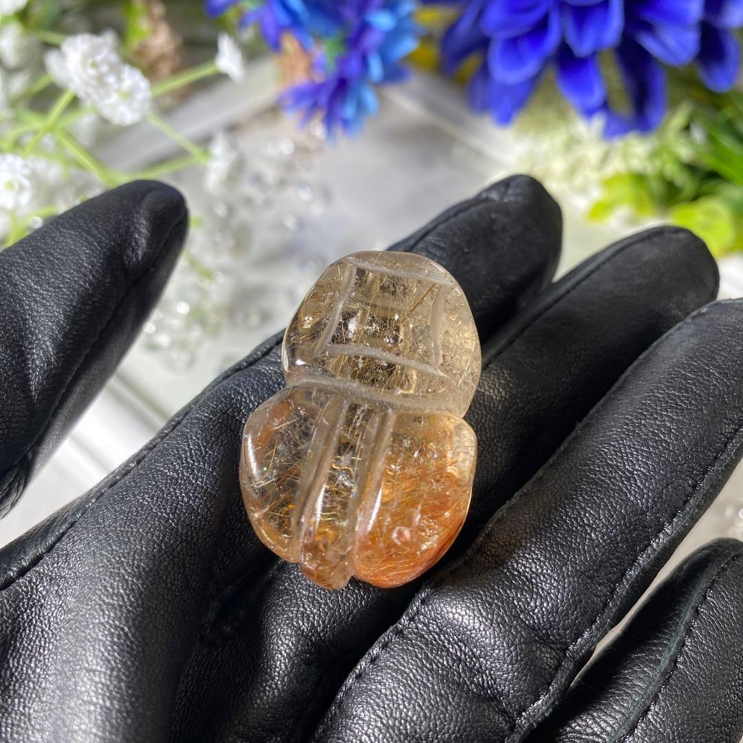 レッドルチルクォーツ 貔貅