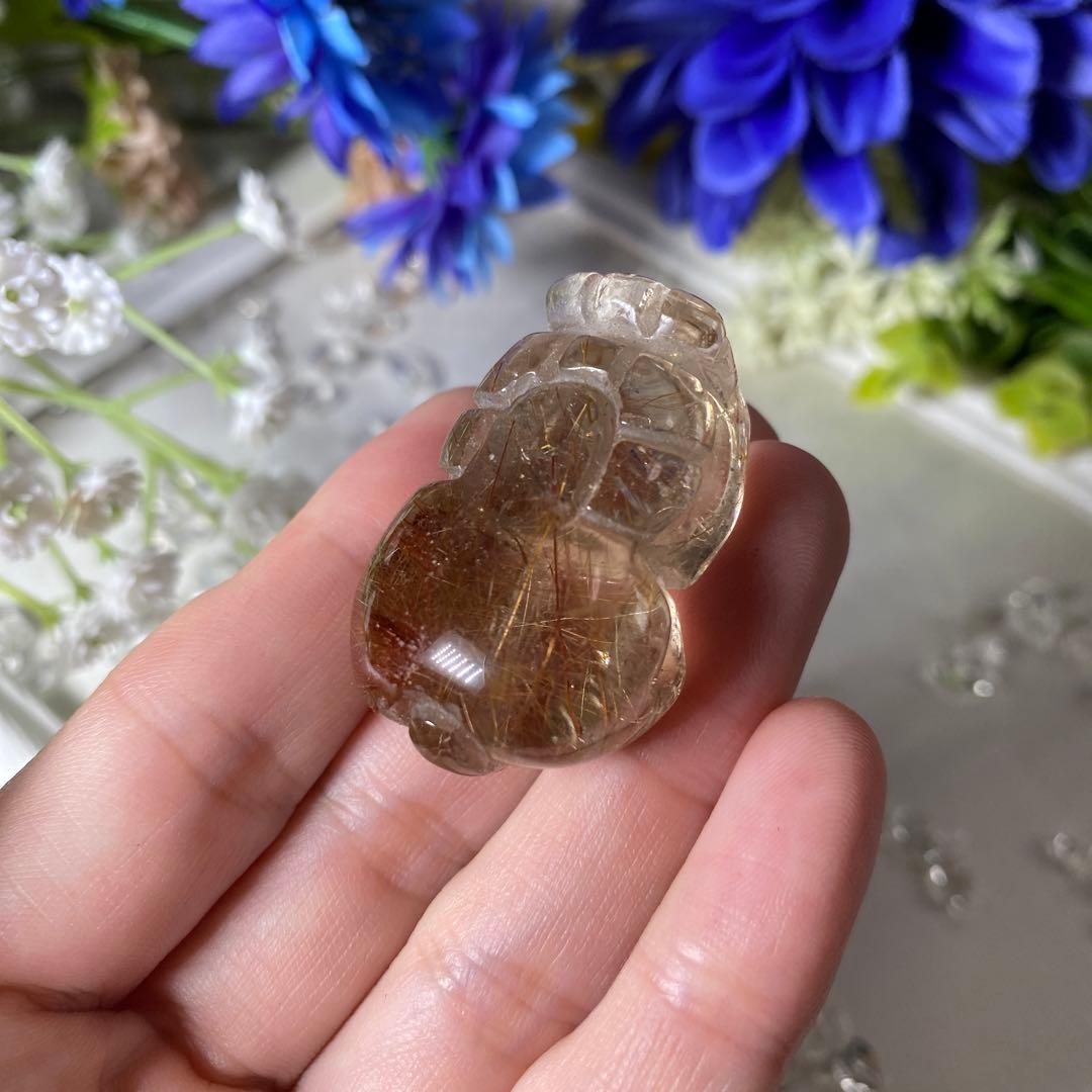 レッドルチルクォーツ 貔貅