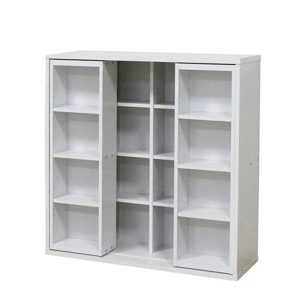 深型スライド式　シェルフ　本棚　書籍棚　ＣＤ　ＤＶＤ　大容量収納