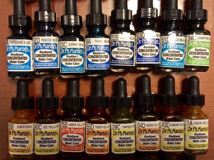 ドクターマーチン カラーインク 1/2オンス 55色セット