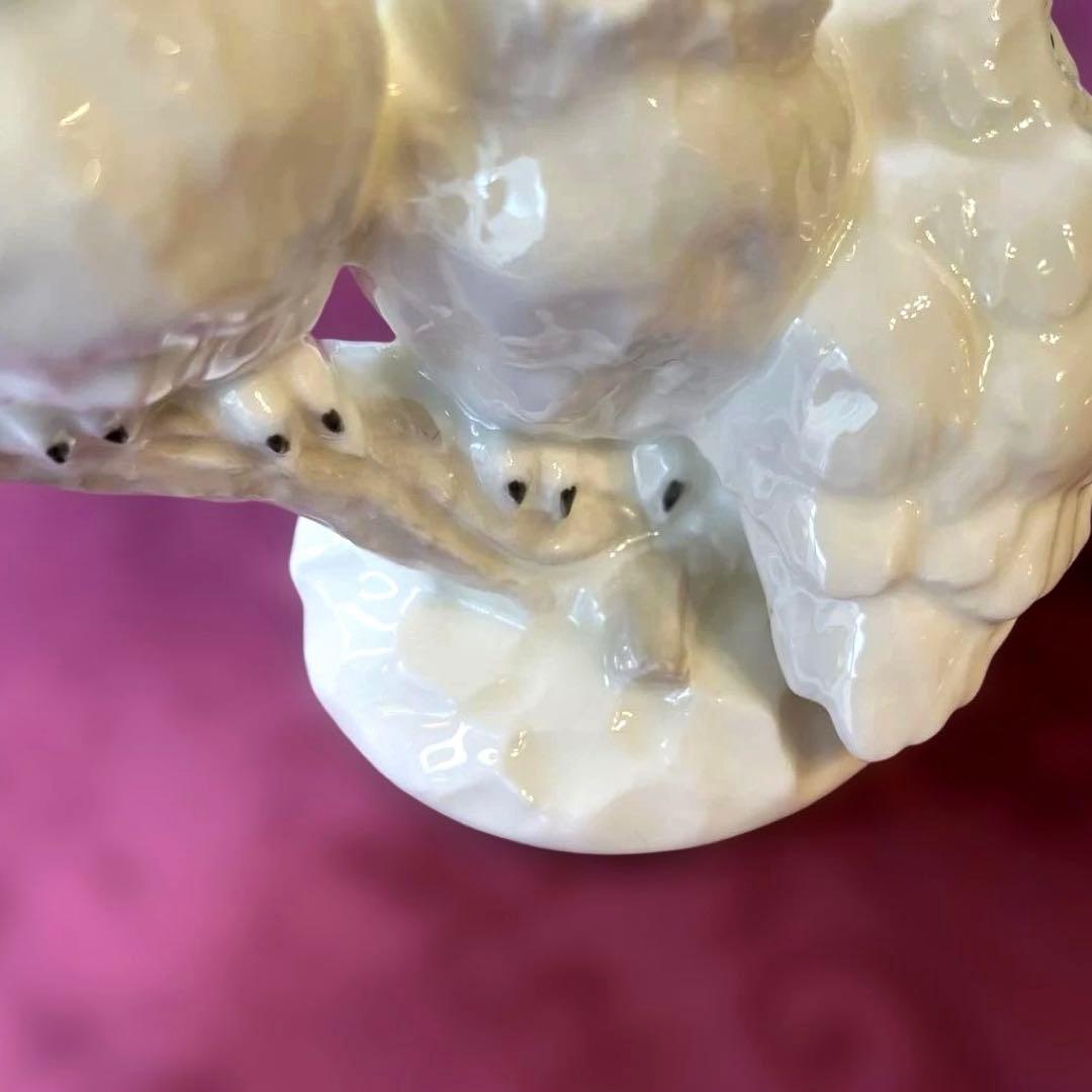 ーNoritakeー 【極美品】 フィギュリン ふくろう三兄弟 ボーンチャイナ