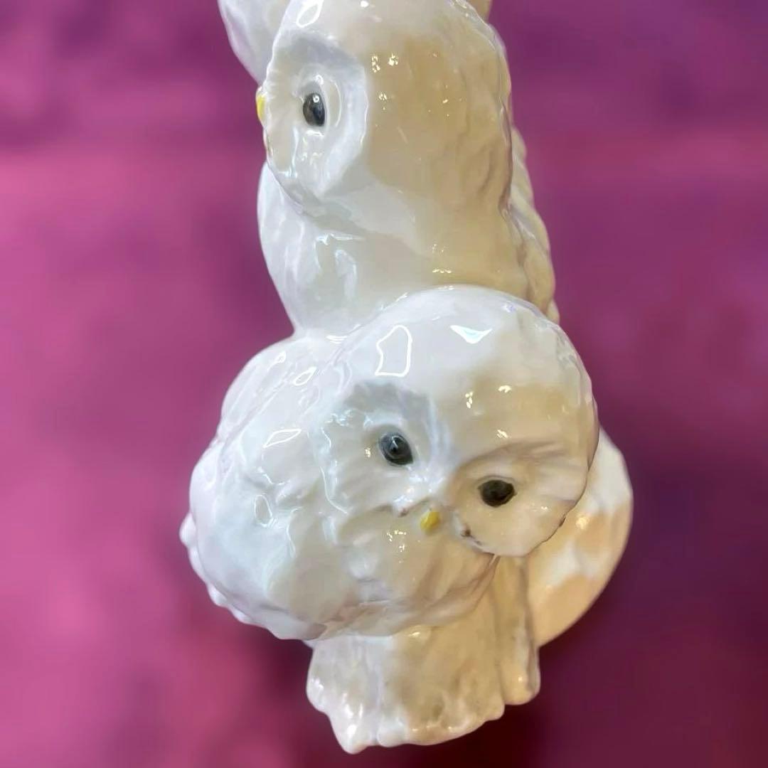 ーNoritakeー 【極美品】 フィギュリン ふくろう三兄弟 ボーンチャイナ