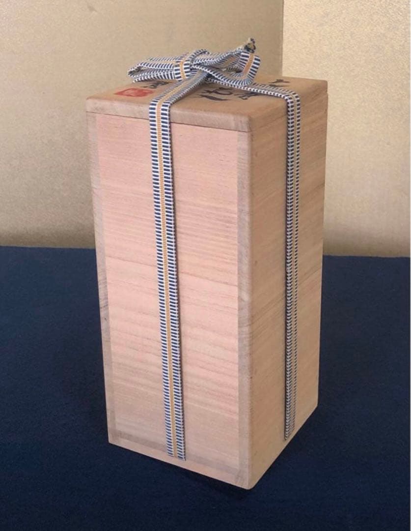 《R》トルコ青 花入 秀逸作 加藤賢司 陶歴書 共布 共箱260126く1