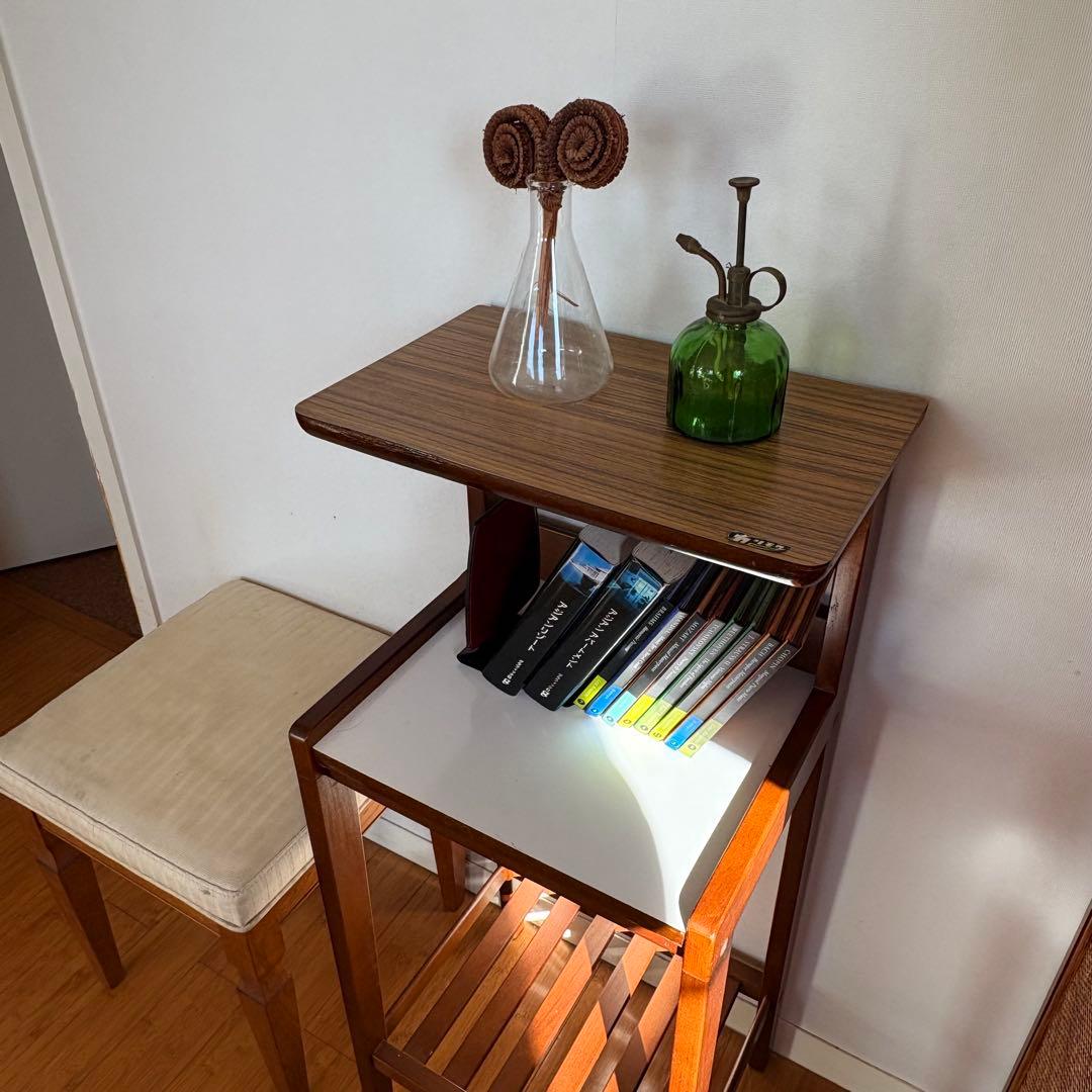 ❸【 カリモク 家具 】木製チェスト 本棚 小物置き 隙間収納