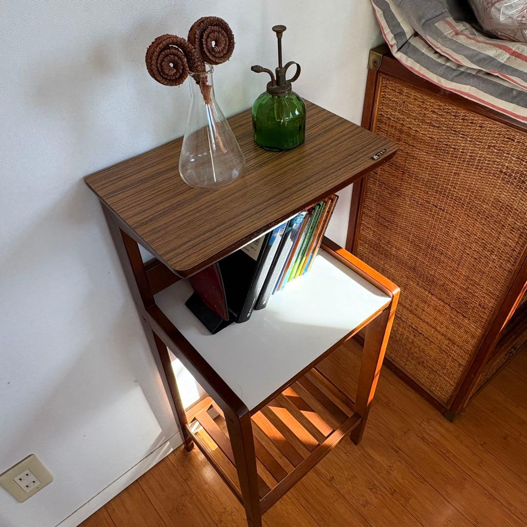 ❸【 カリモク 家具 】木製チェスト 本棚 小物置き 隙間収納