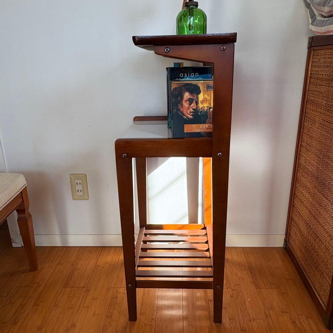 ❸【 カリモク 家具 】木製チェスト 本棚 小物置き 隙間収納