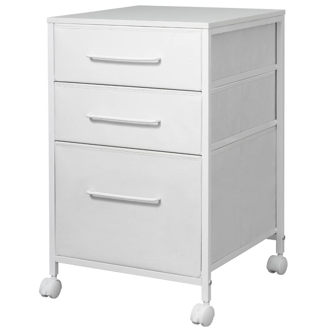 デスクワゴン キャビネット ぬくもりのあるデザイン 布製