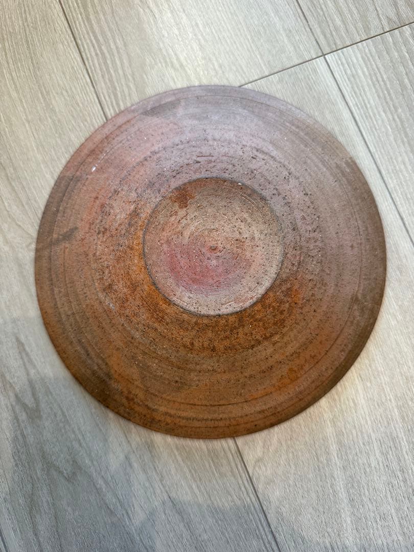 二階堂明弘　やきしめ皿　22.5cm